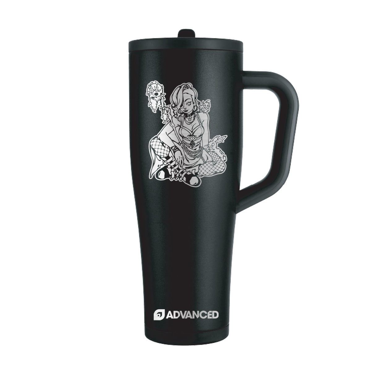 RinVixen Custom 40oz Legend Series Ice Shaker - Black