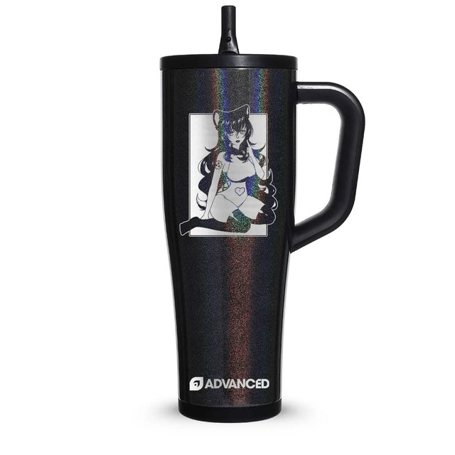 Cakeee Custom 40oz Legend Series Ice Shaker - Glitter Black