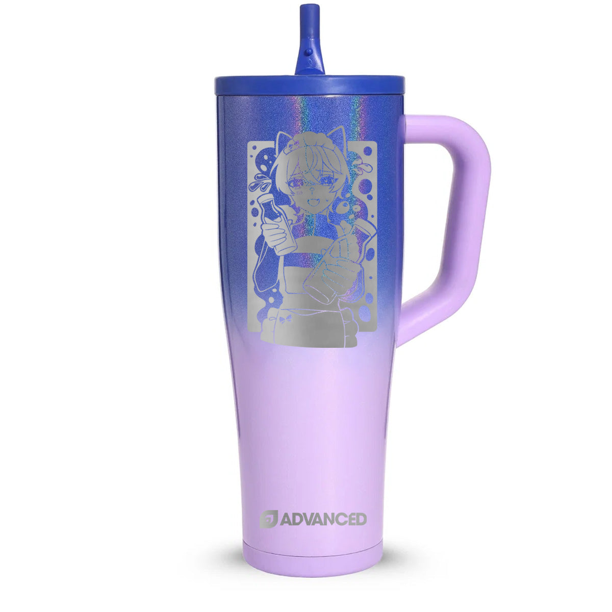 MyNameBin Custom 40oz Legend Series Ice Shaker - Lilac Dreaming
