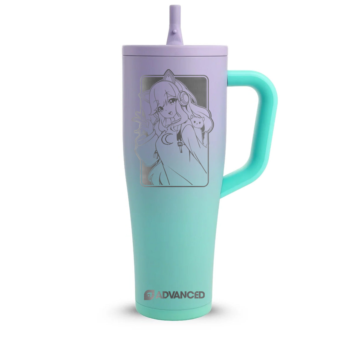 Honeydoo Custom 40oz Legend Series Ice Shaker - Matte Mermaid