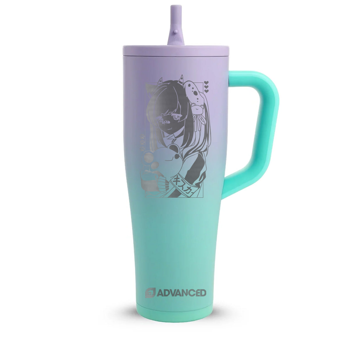 Kiskachan V2 Custom 40oz Legend Series Ice Shaker - Matte Mermaid