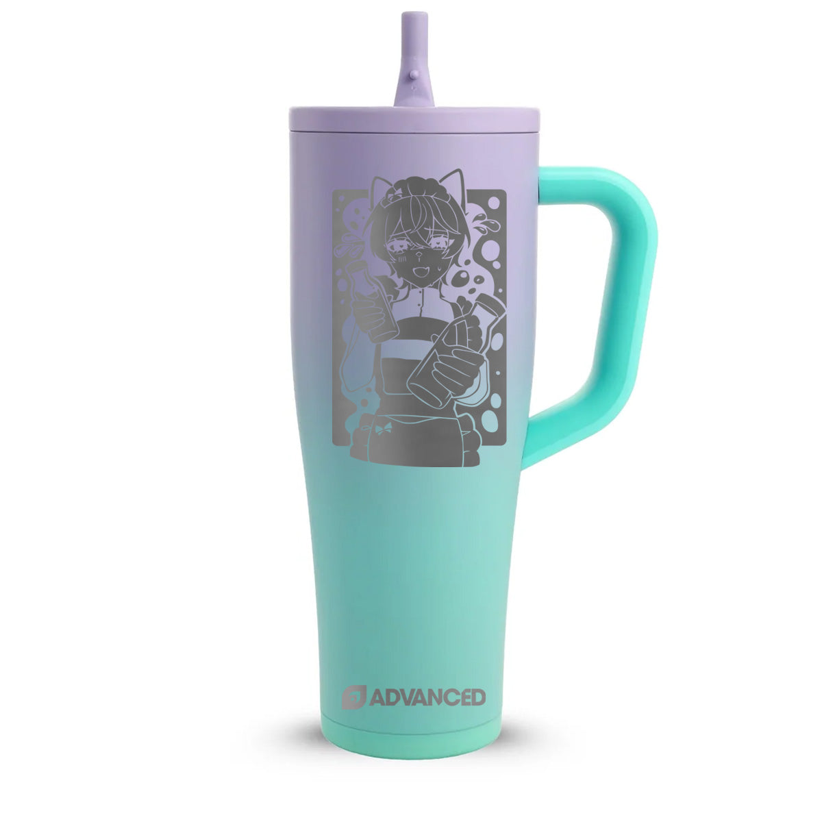MyNameBin Custom 40oz Legend Series Ice Shaker - Matte Mermaid