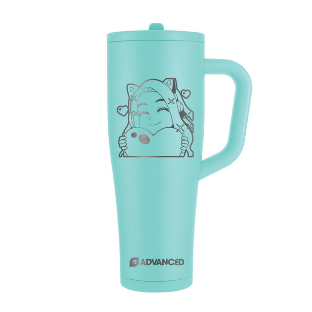 MochaMom Custom 40oz Legend Series Ice Shaker - Mint