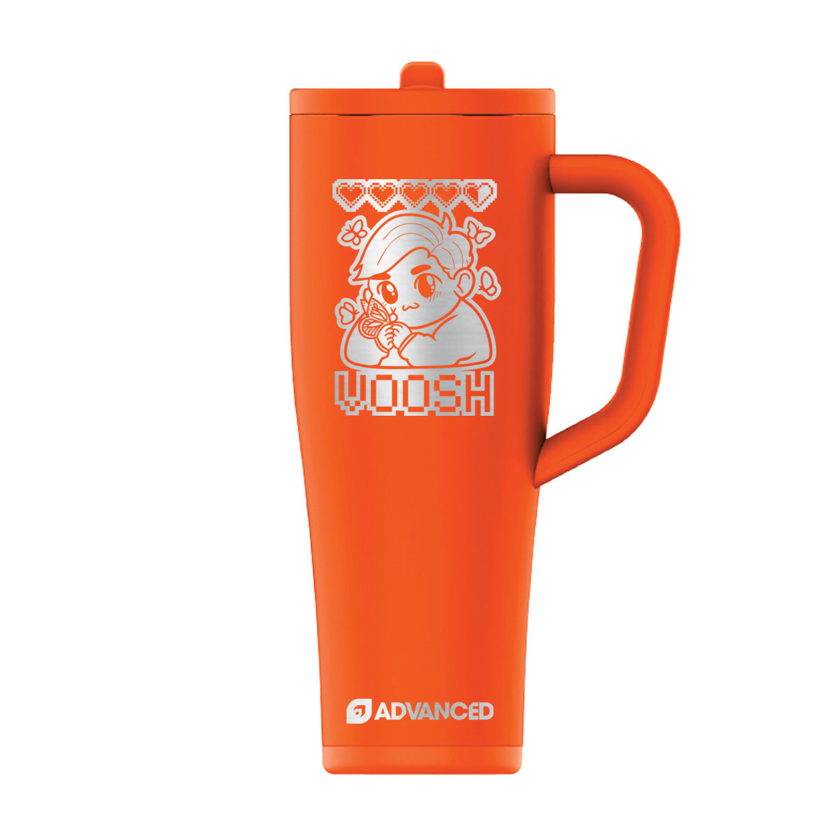 Voosh Custom 40oz Legend Series Ice Shaker - Orange