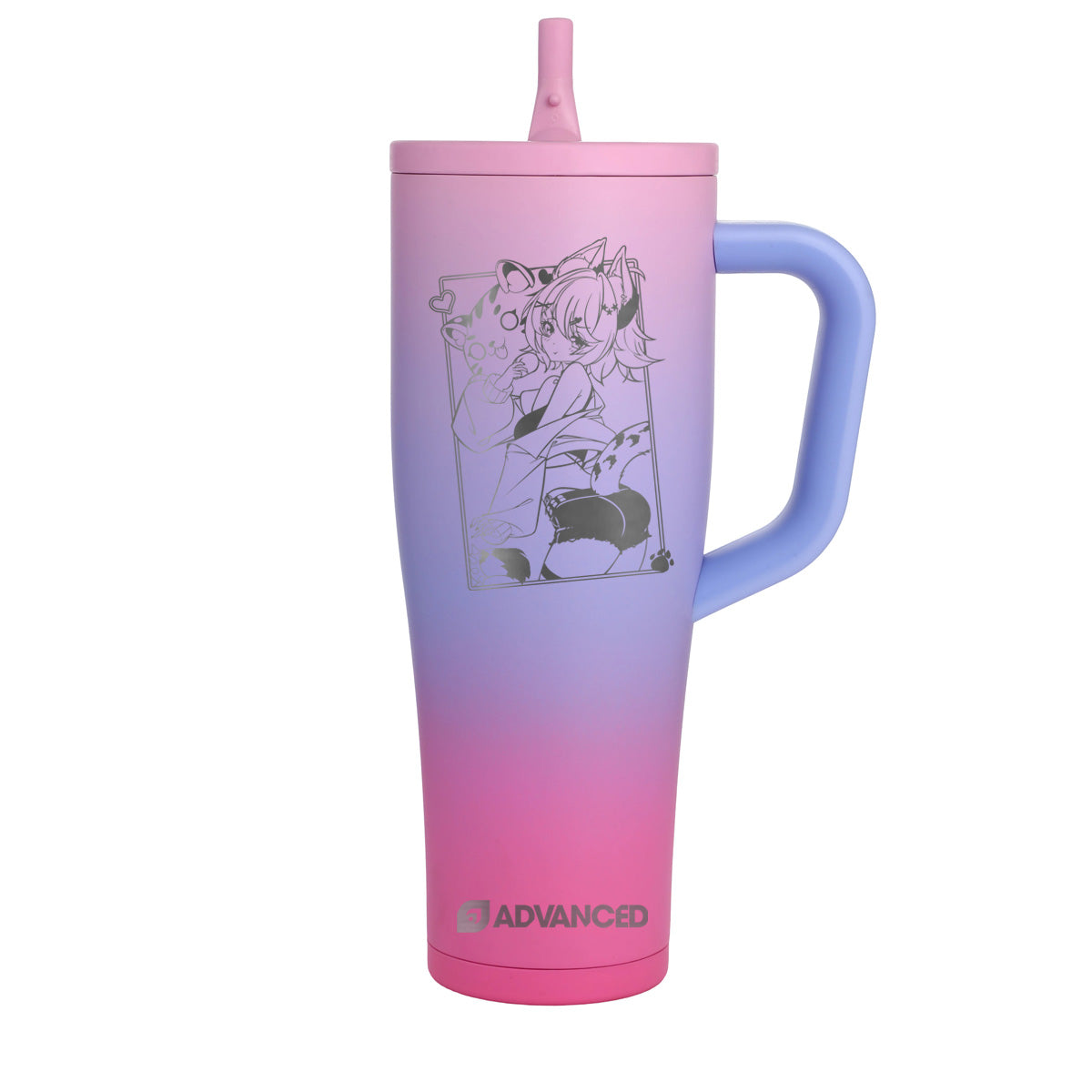Kirana Custom 40oz Legend Series Ice Shaker - Periwinkle Haze