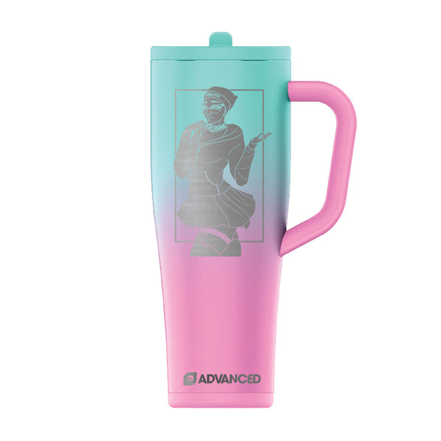 Riot Custom 40oz Legend Series Ice Shaker - Pink Mint Ombre