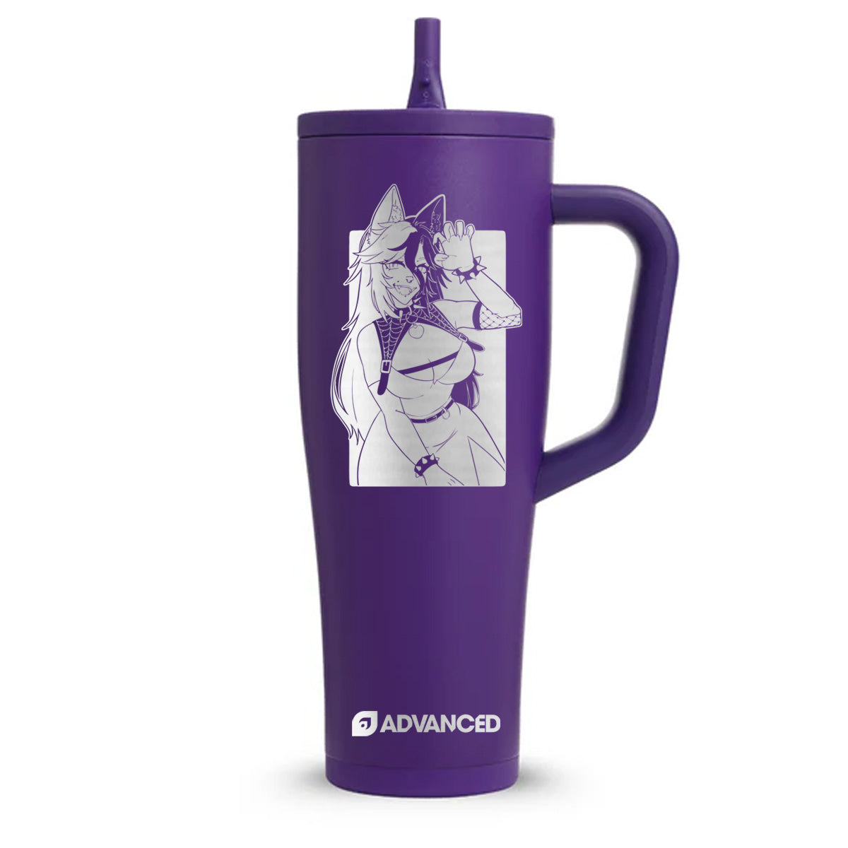 VioletGrimoire Custom 40oz Legend Series Ice Shaker - Purple