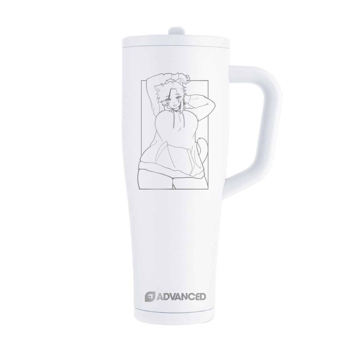 Fangz Original Custom 40oz Legend Series Ice Shaker - White