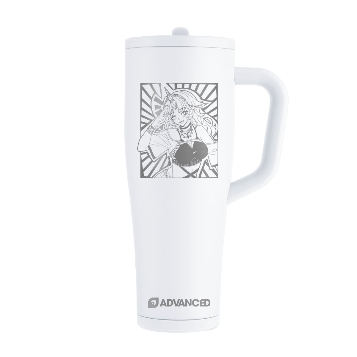 Hexi Custom 40oz Legend Series Ice Shaker - White