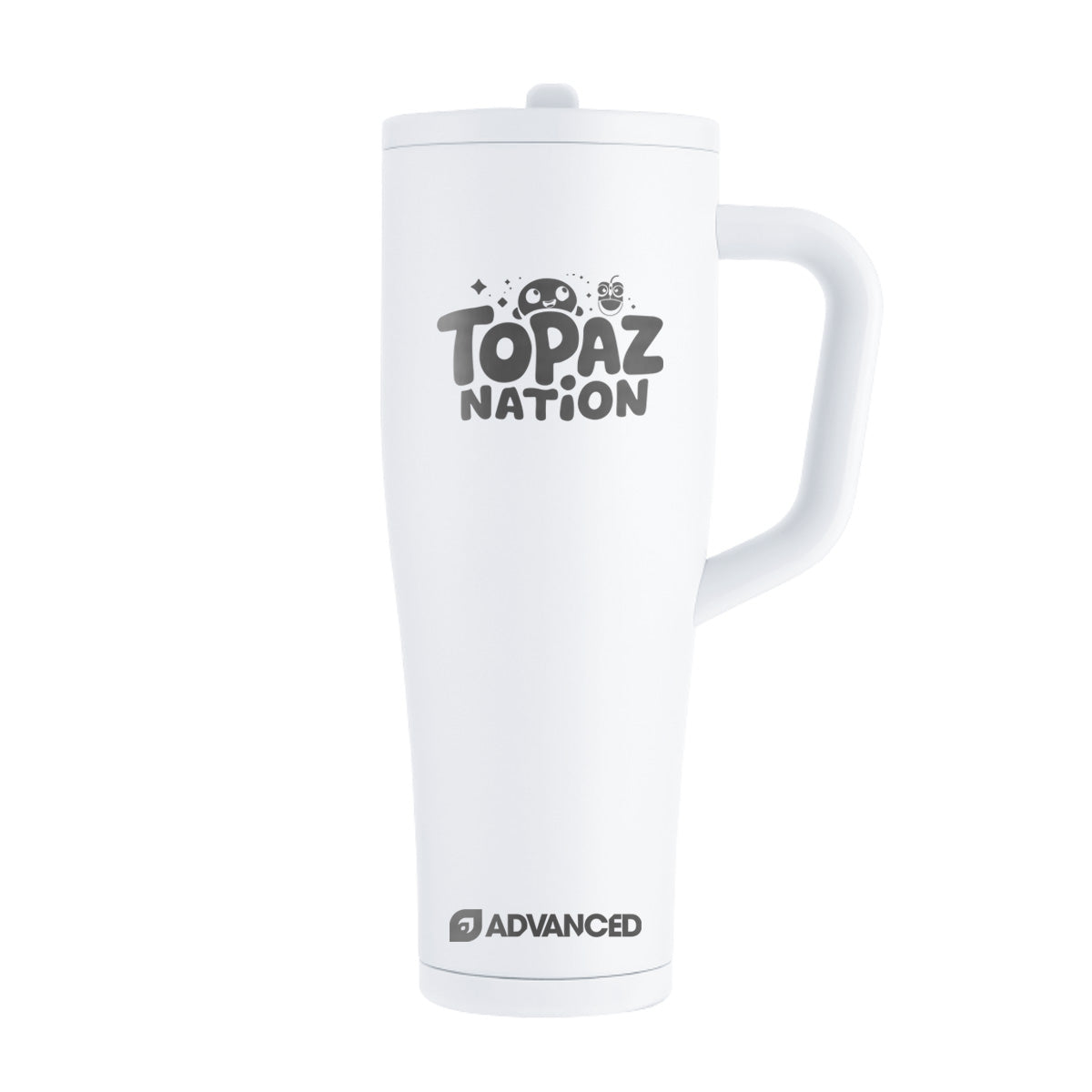 TopazGirl Custom 40oz Legend Series Ice Shaker - White