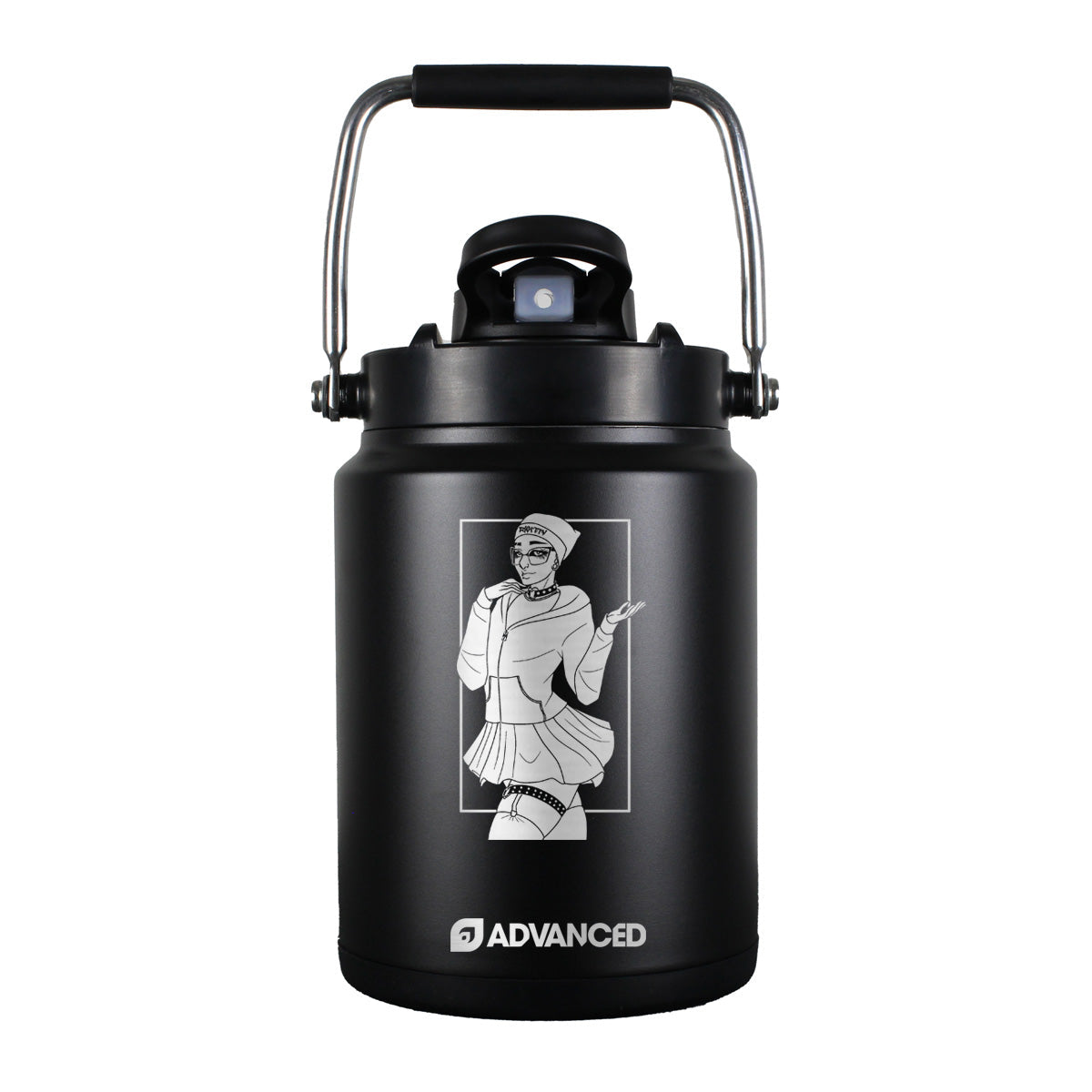Riot Custom Half Gallon Jug - Black