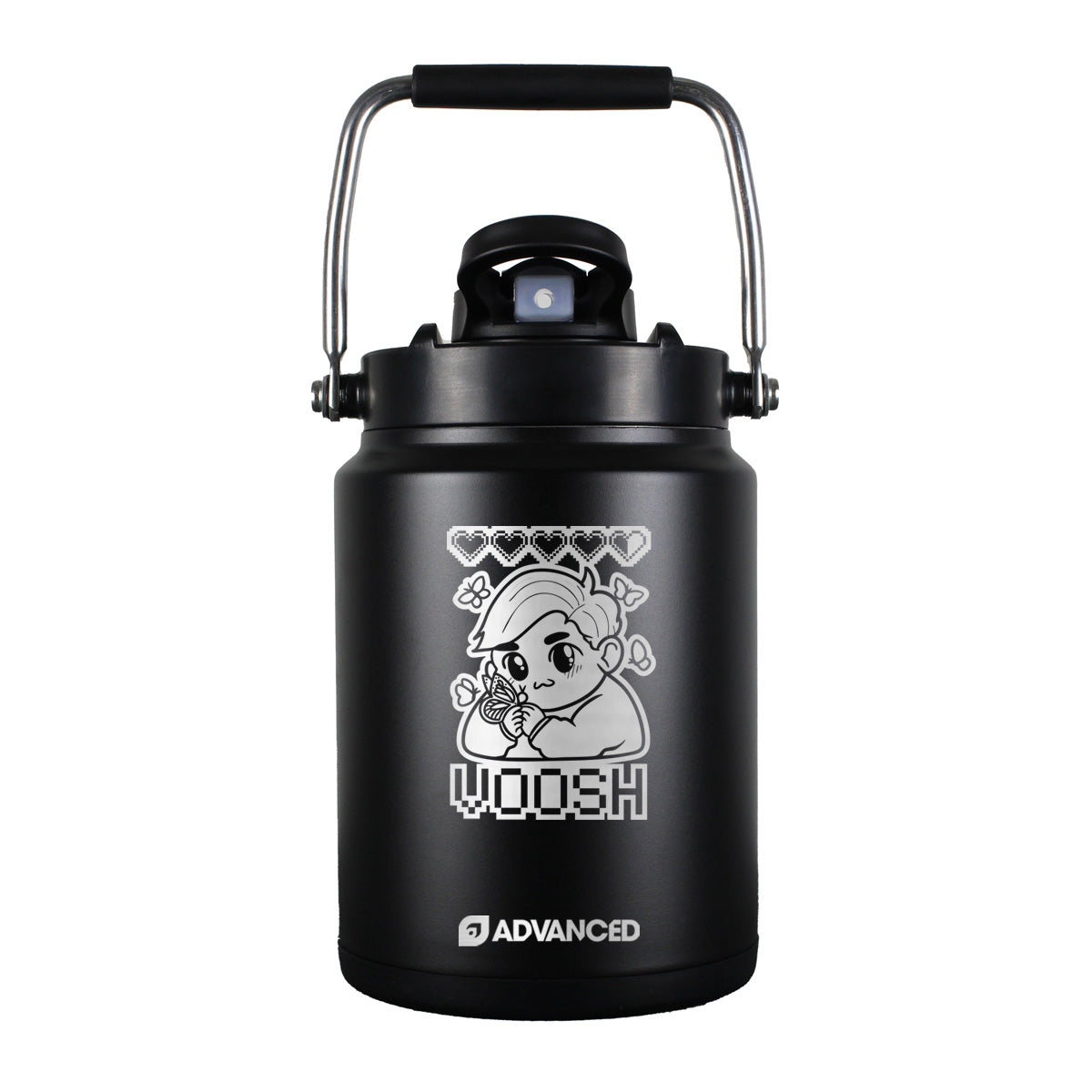 Voosh Custom Half Gallon Jug - Black
