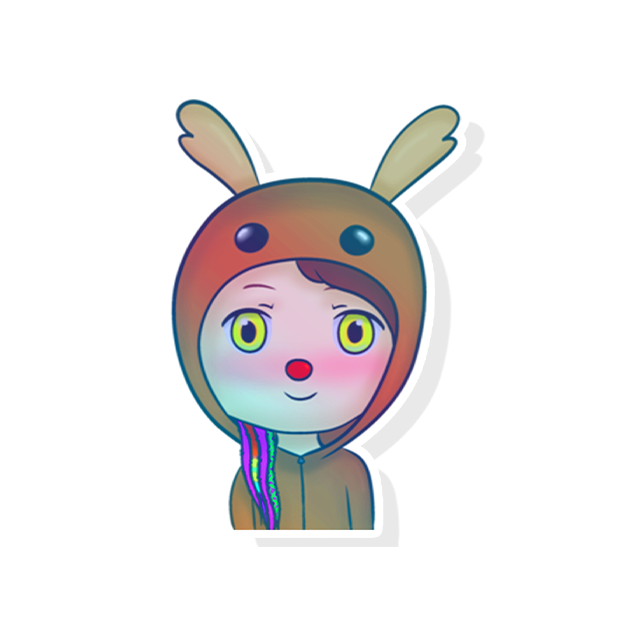 Gagavalkyrie's Christmas Reindeer Sticker