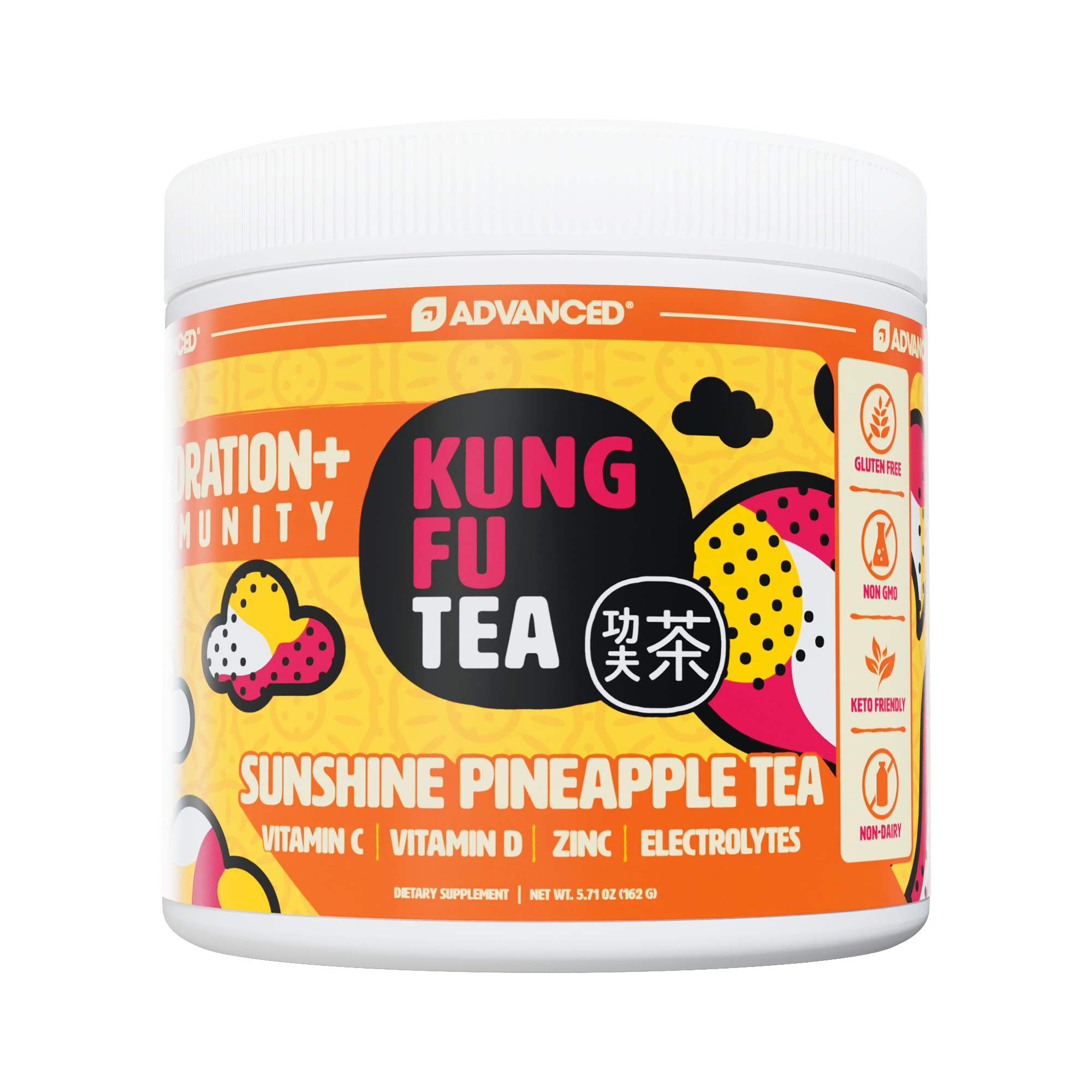Immunity+ Hydration Kung Fu Tea Sunshine Pineapple Tea