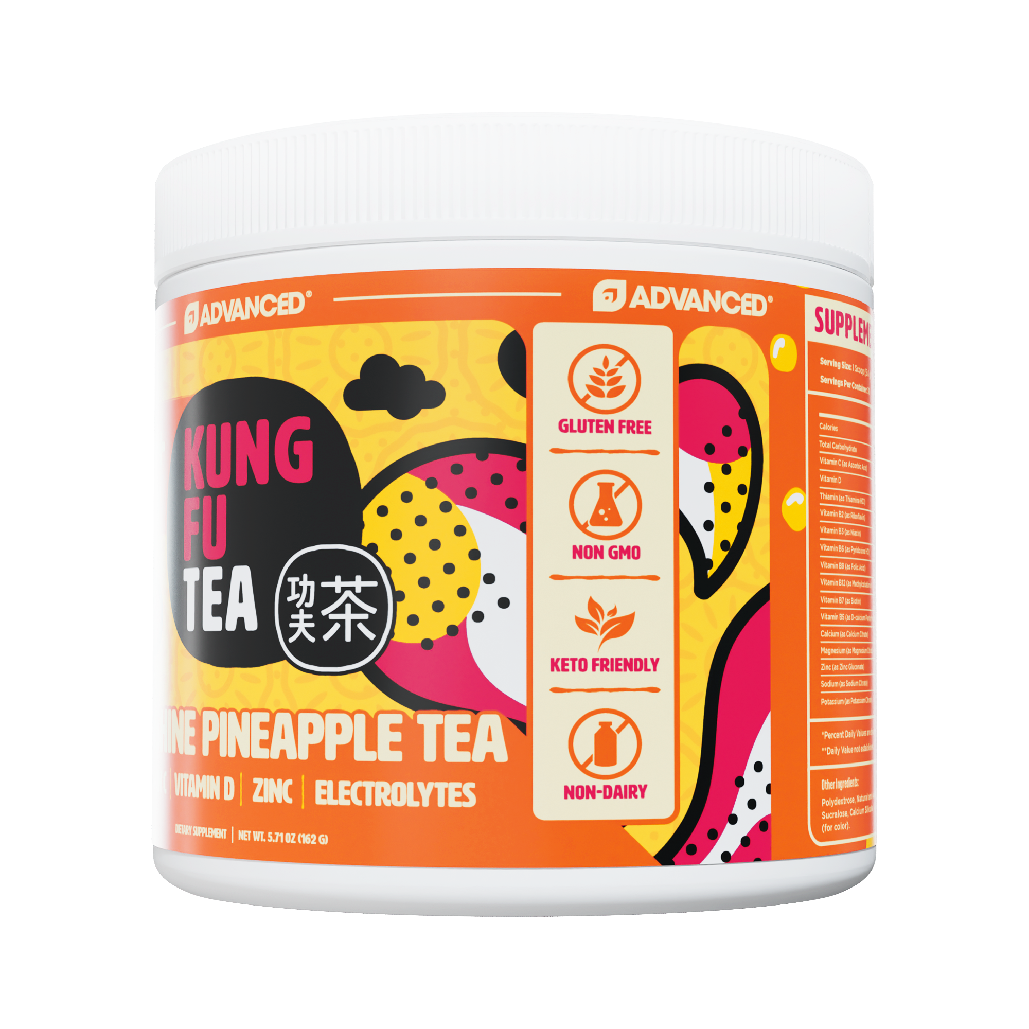 Immunity+ Hydration Kung Fu Tea Sunshine Pineapple Tea