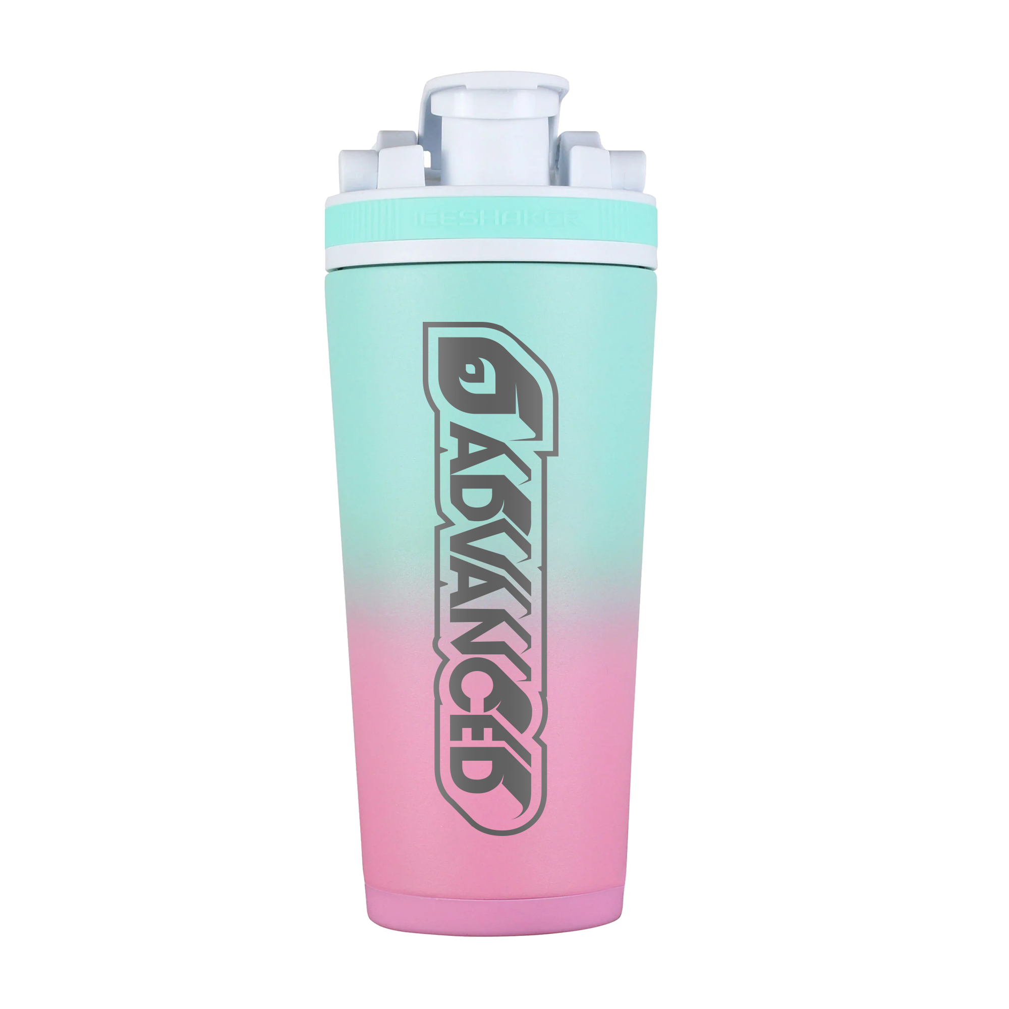 Extruded Vision ADVANCED Premium 26oz Ice Shaker - Pink/Mint