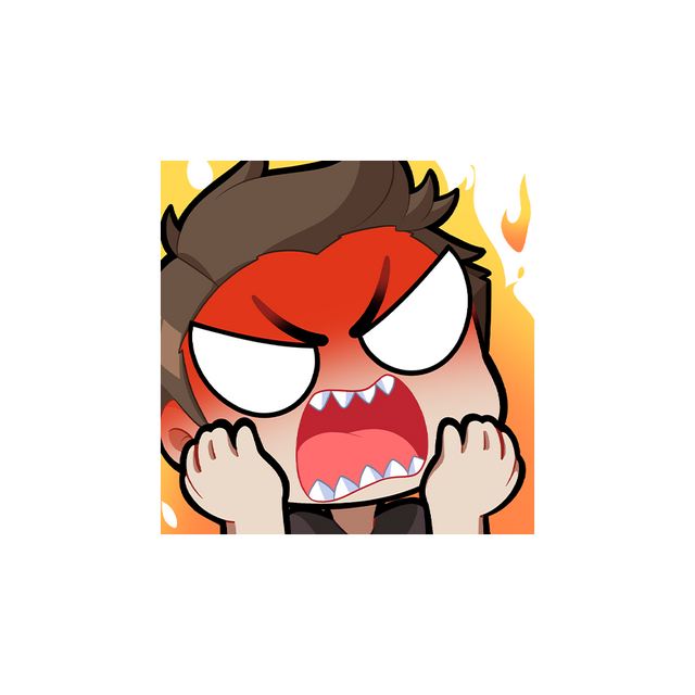 BaconCrumbz Angry Sticker