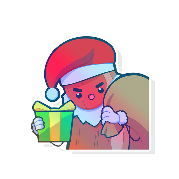 BaconCrumbz's Christmas Bacon Sticker