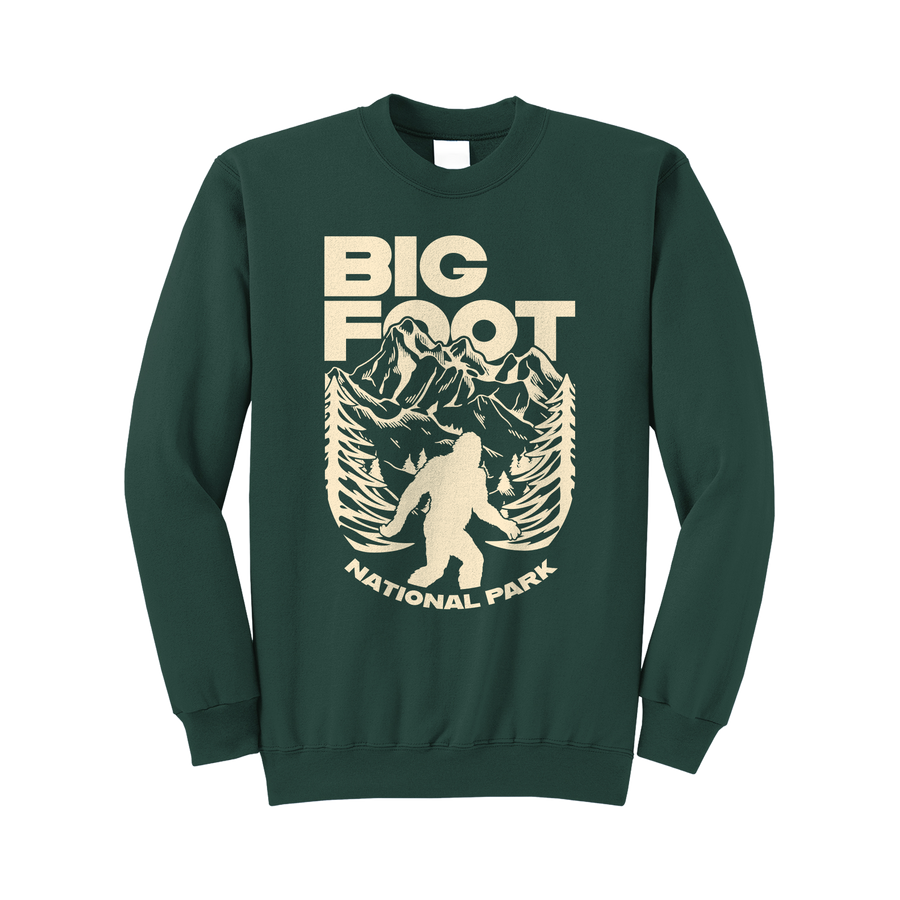 Bigfoot Forest Crewneck front