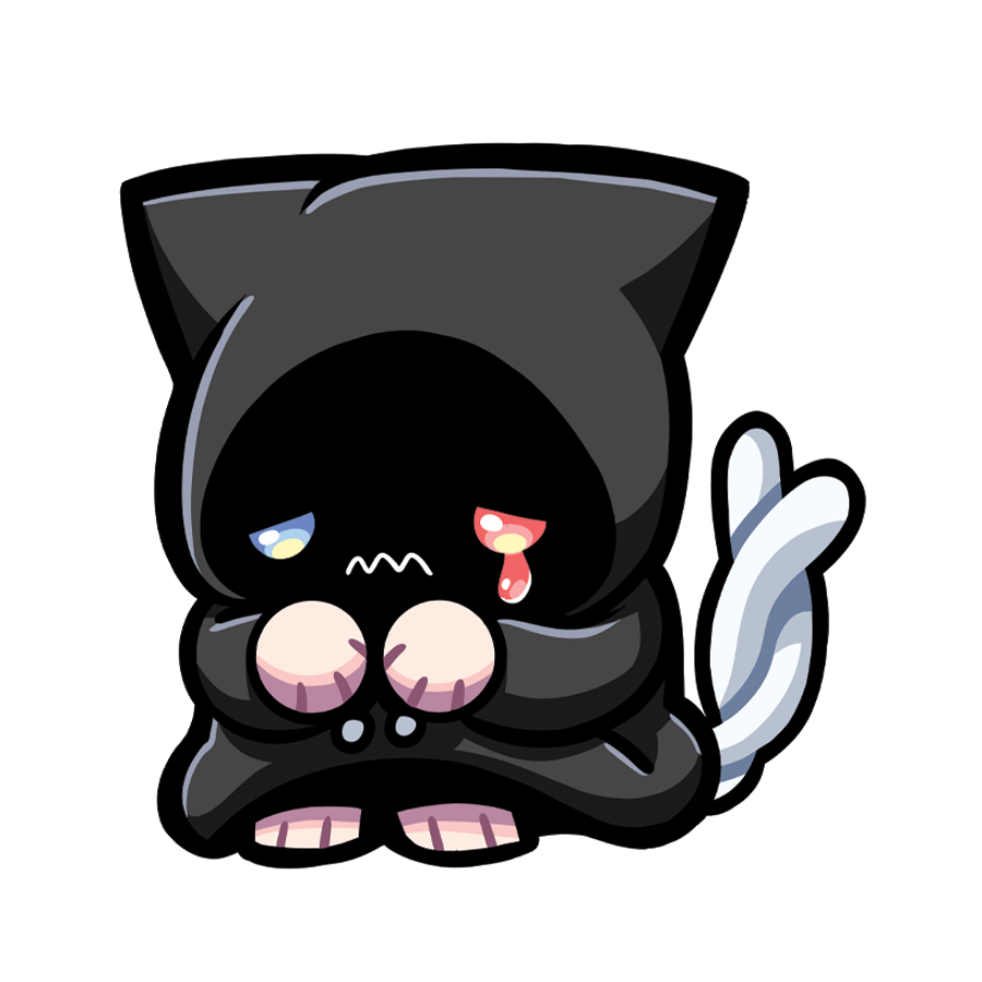 BlankieXIII Sad Sticker