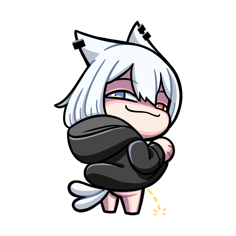 BlankieXIII Leaky Sticker