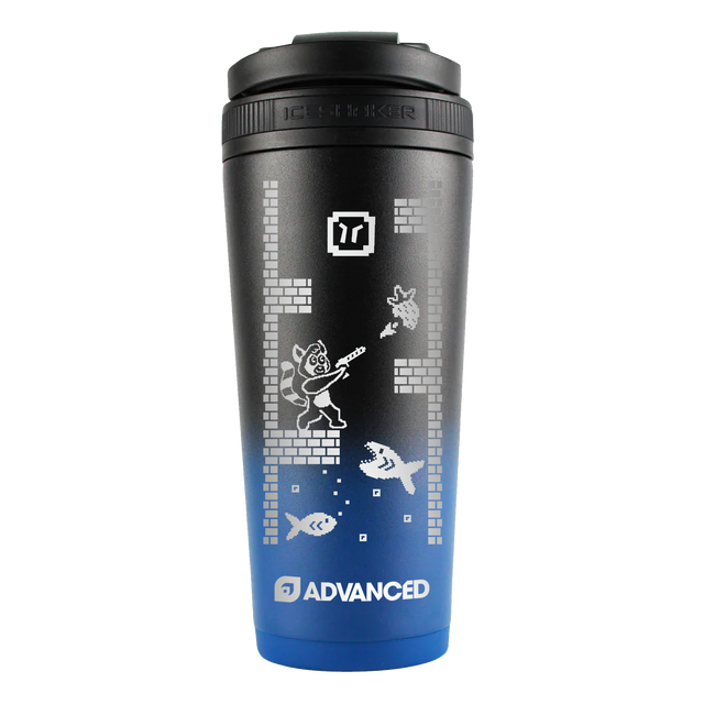 BottedFPS v2 Custom 26oz Ice Shaker - Navy Black Ombre