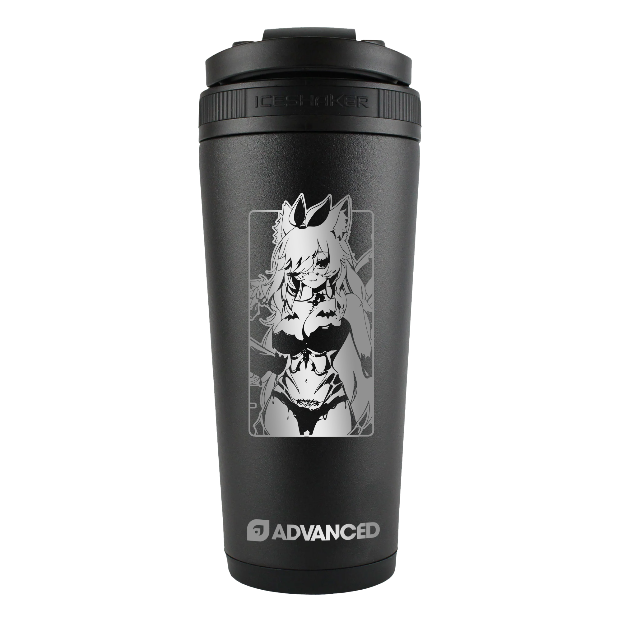 Cherriglitch v2 Custom 26oz Ice Shaker - Black