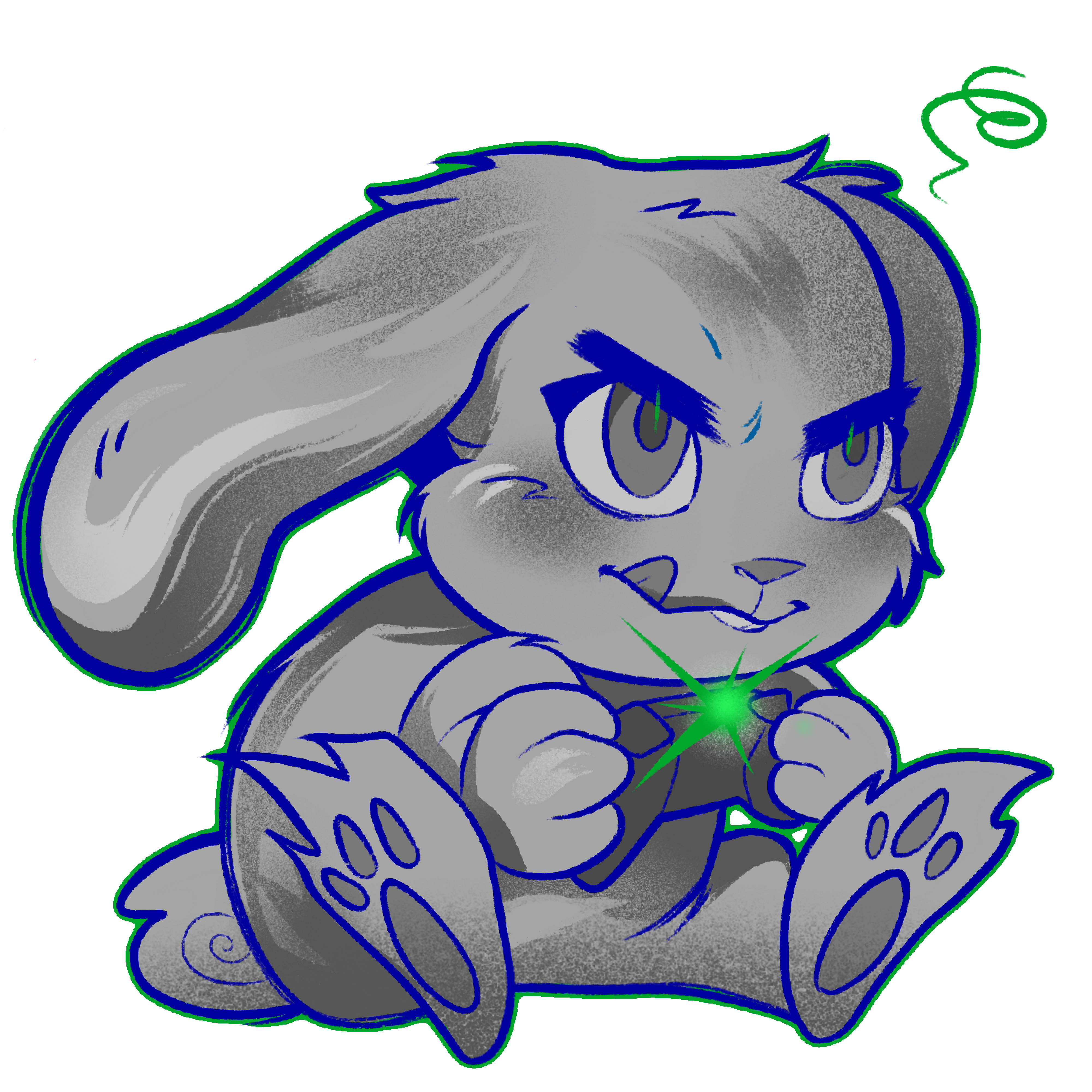 ChrispyGameplay Bunny - Sticker