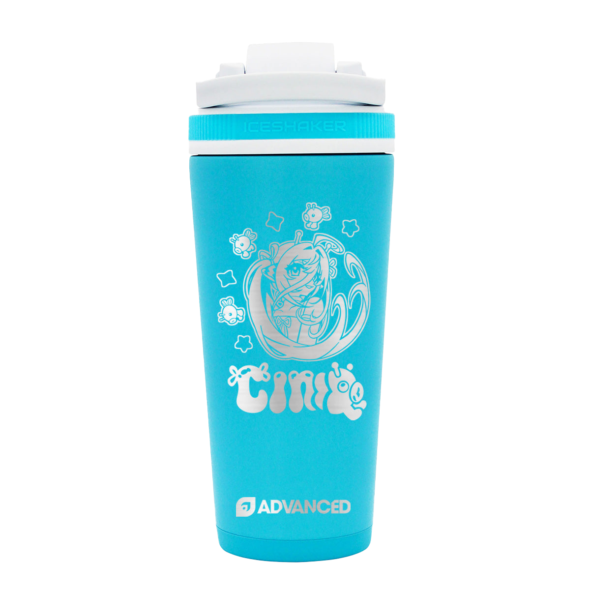 Cind Custom 26oz Ice Shaker - Caribbean Blue