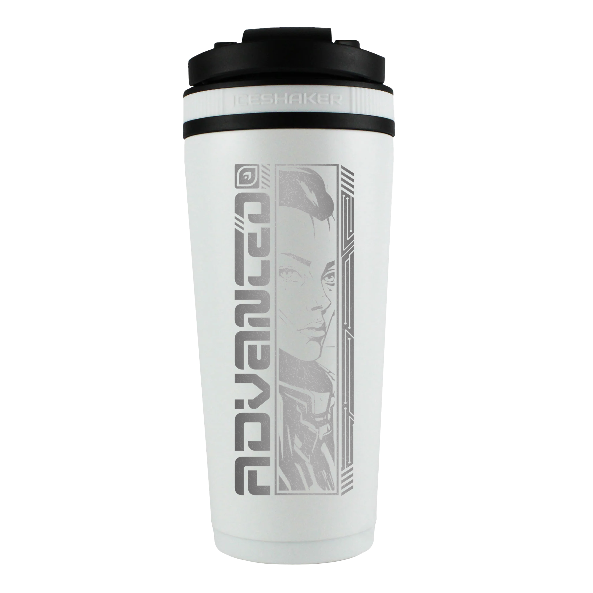 Cybertronic Custom 26oz Ice Shaker - White