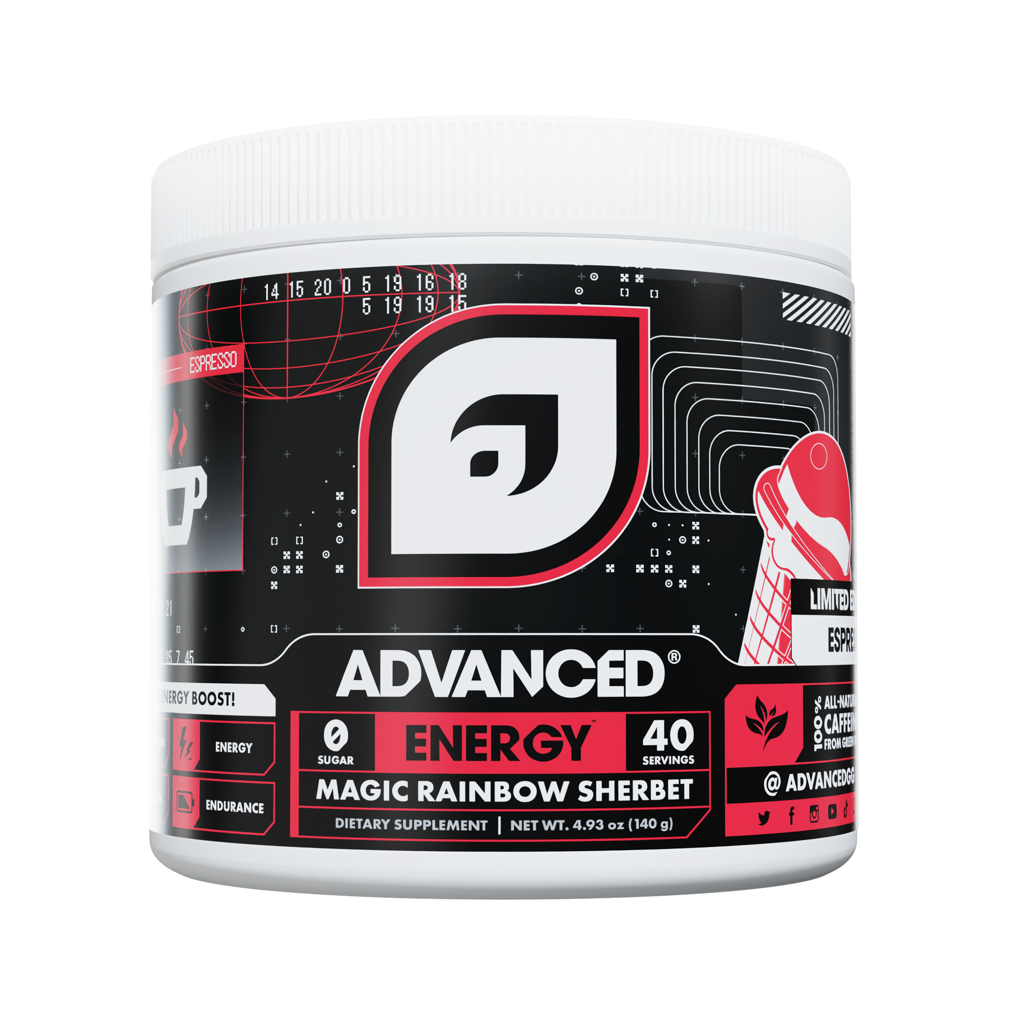 Espresso's Magic Rainbow Sherbet