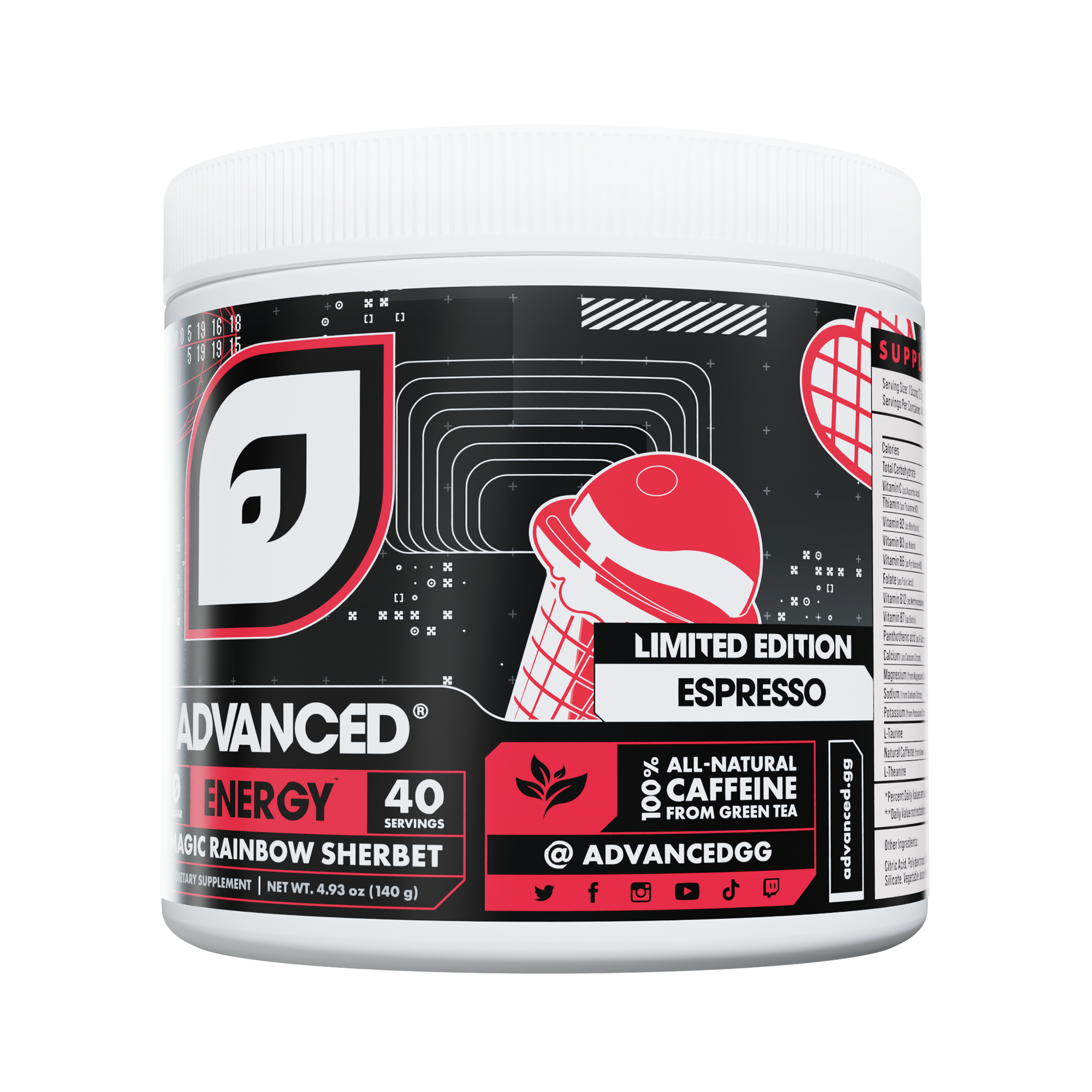 Espresso's Magic Rainbow Sherbet