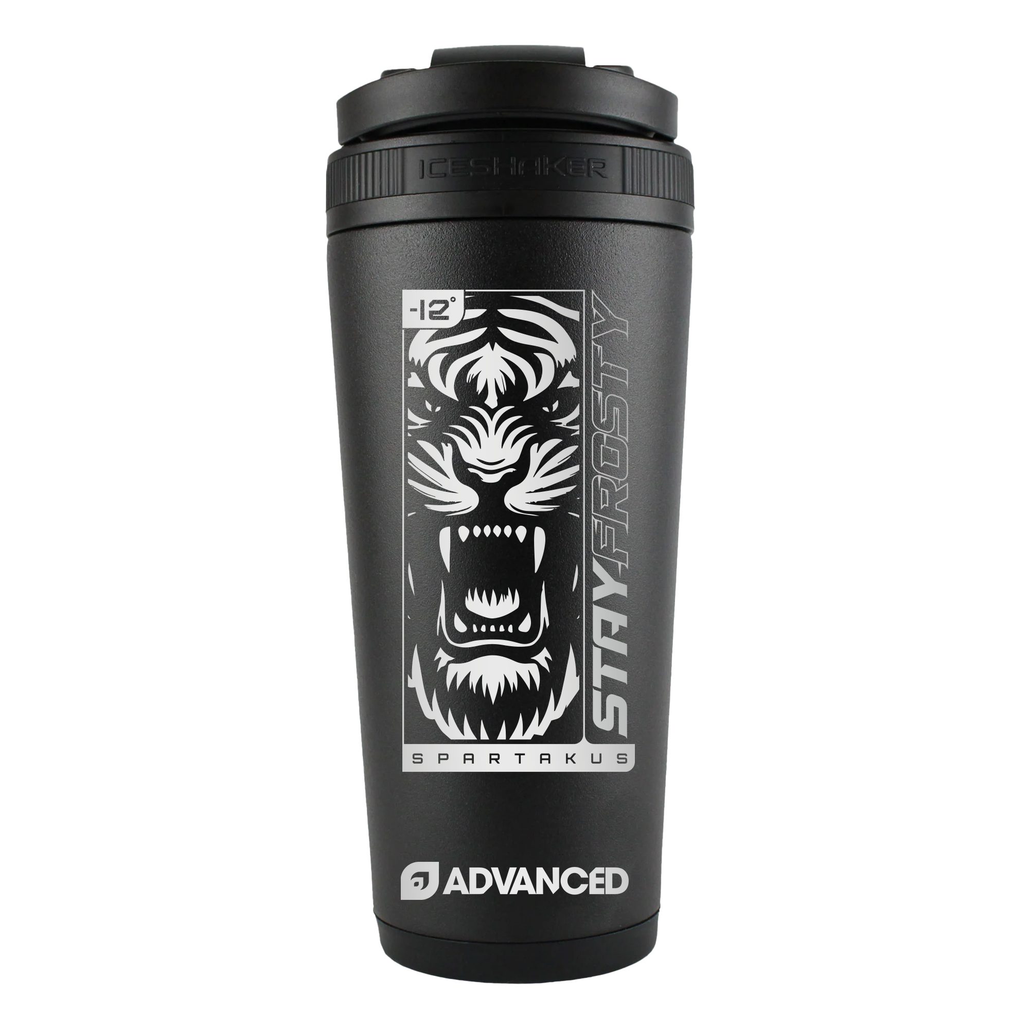 Spartakus Frost Point Custom 26oz Ice Shaker - Black