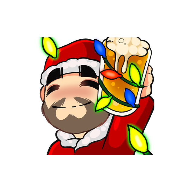 ChrispyGameplay Christmas Cheers Sticker