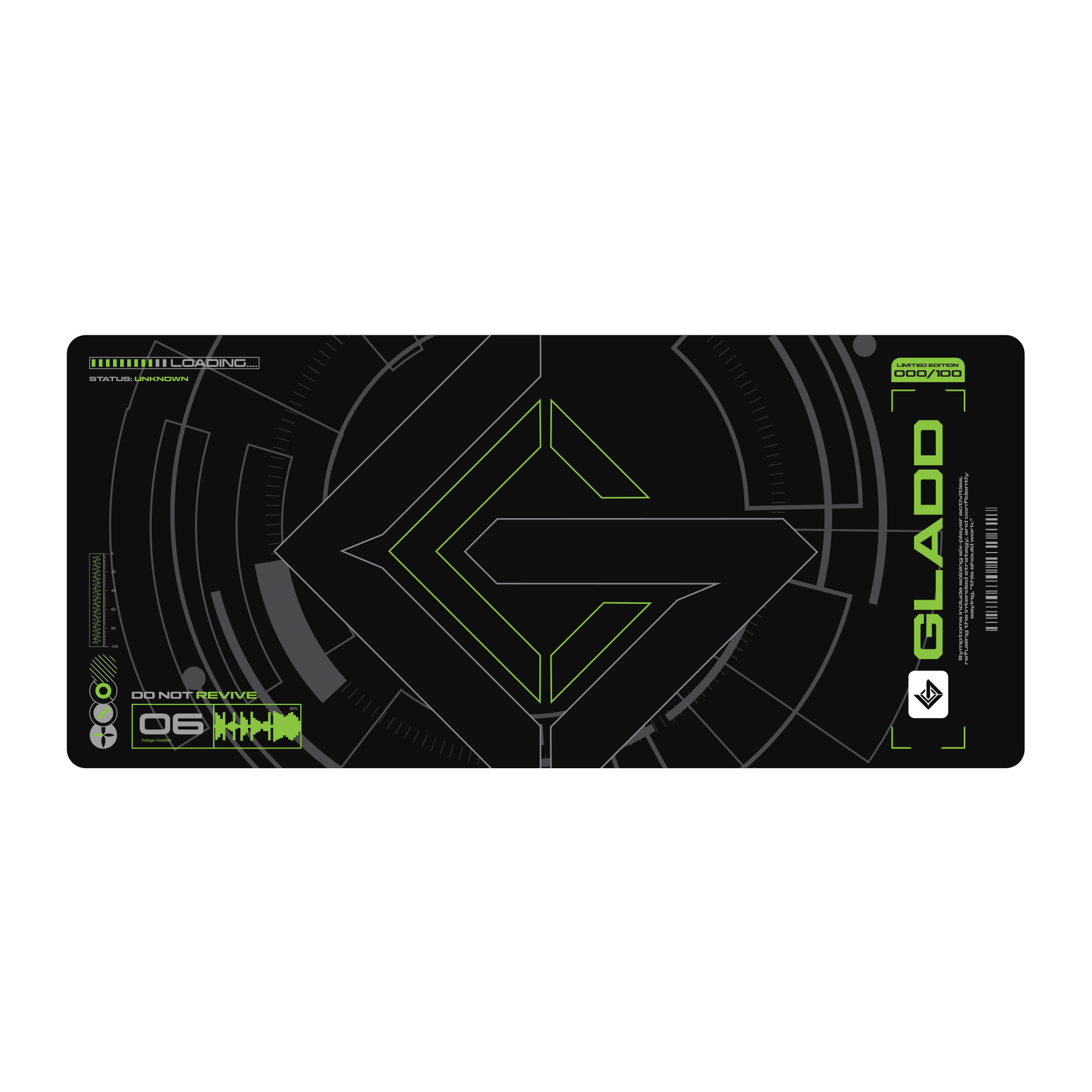 Gladd XXL Deskmat - Serialized