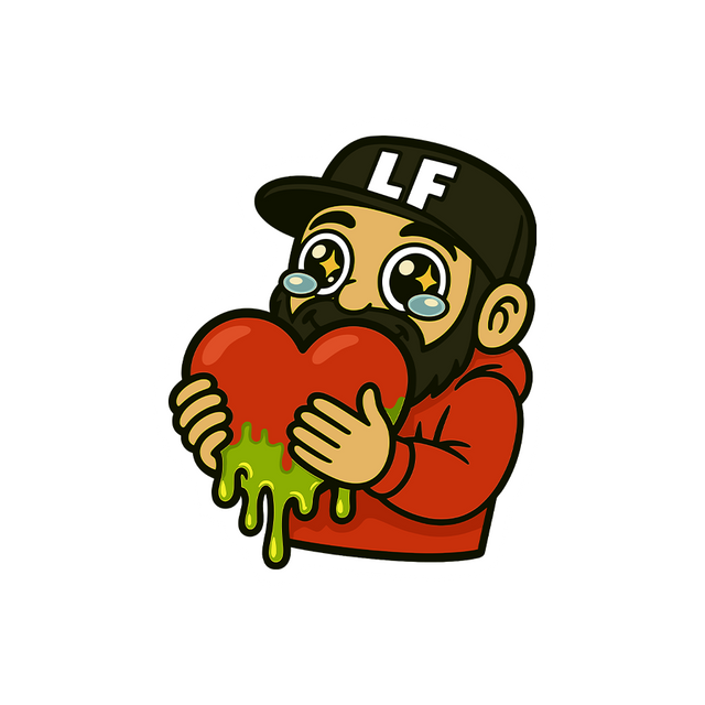LoudFlavour Heart You Sticker