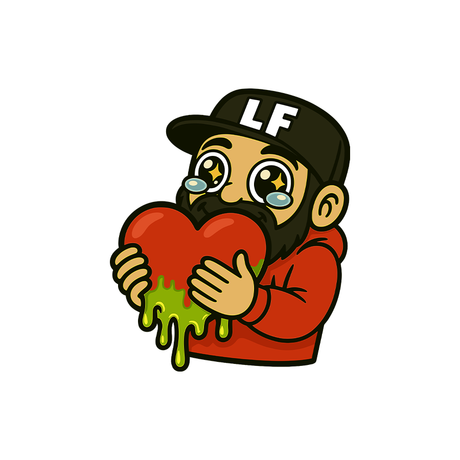 LoudFlavour Heart You Sticker