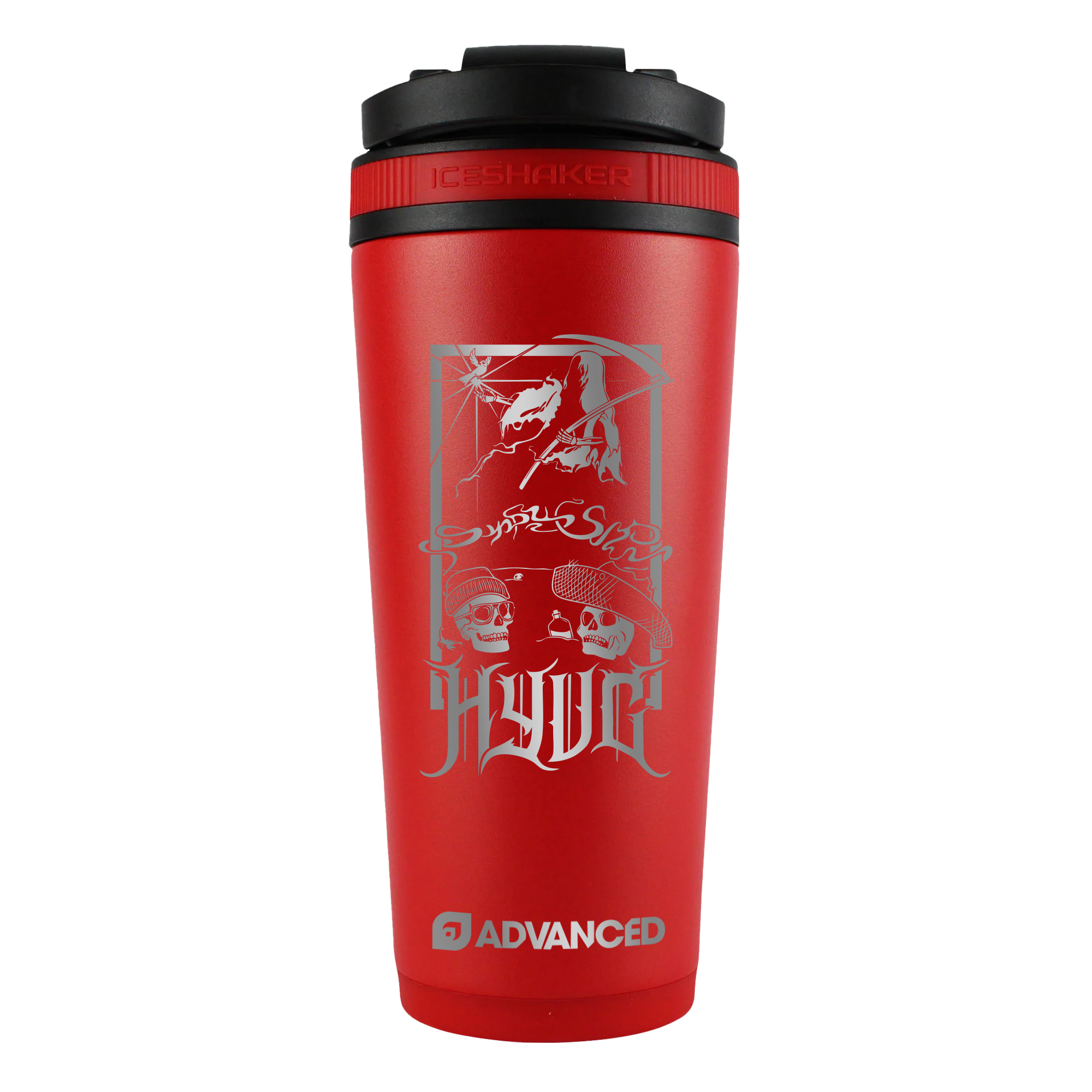 HeyYouVideoGame Custom 26oz Ice Shaker - Red