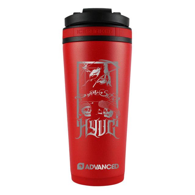 HeyYouVideoGame Custom 26oz Ice Shaker - Red