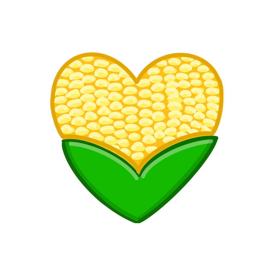 CornCobGirl Valentines Sticker