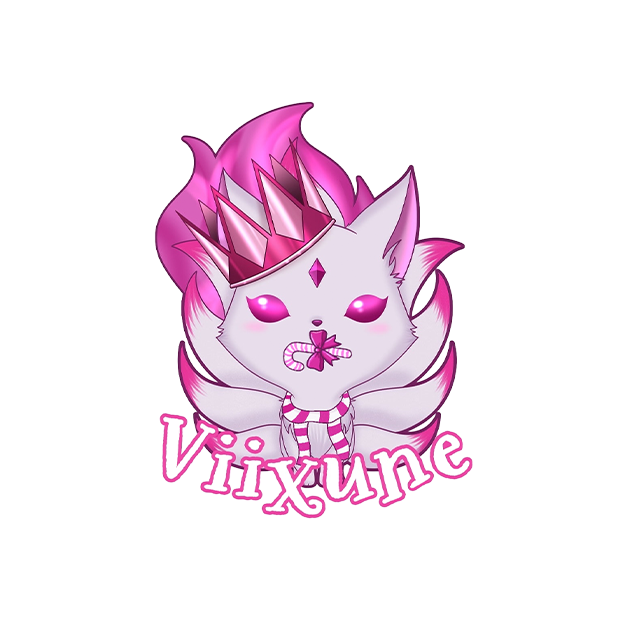 Viixune's Christmas Fox Sticker