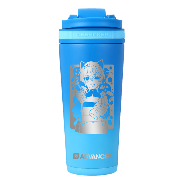 MaNameBin's Custom 26oz Ice Shaker - Blue Color Rush