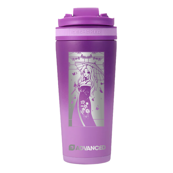 BunnyWinterLily V2 Custom 26oz Ice Shaker - Purple Color Rush