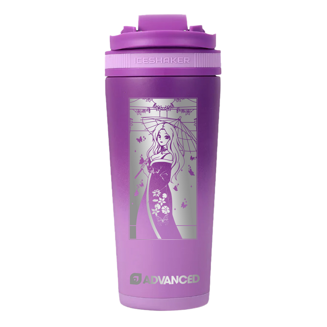 BunnyWinterLily V2 Custom 26oz Ice Shaker - Purple Color Rush