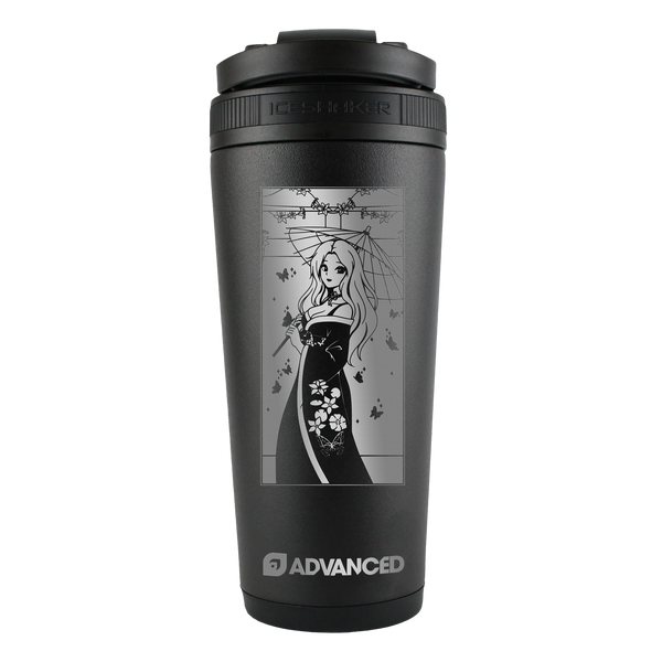 BunnyWinterLily 26oz Ice Shaker - Black
