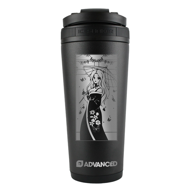 BunnyWinterLily 26oz Ice Shaker - Black