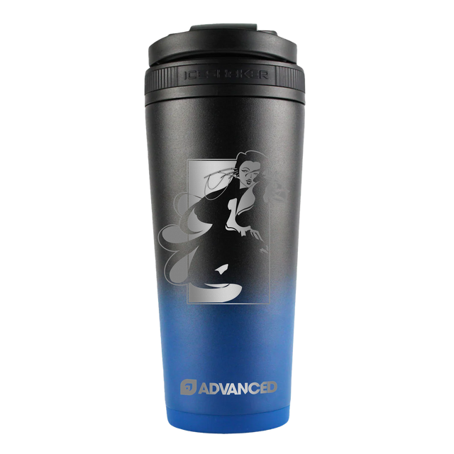 DeadlyDesiree Custom 26oz Ice Shaker - Navy Black Ombre