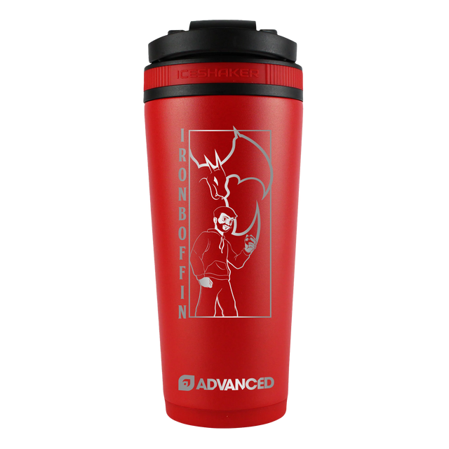 Iron Boffin 26oz Ice Shaker - Red