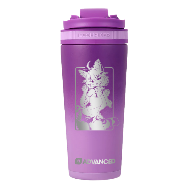 Kirana V2 Custom 26oz Ice Shaker - Purple Color Rush