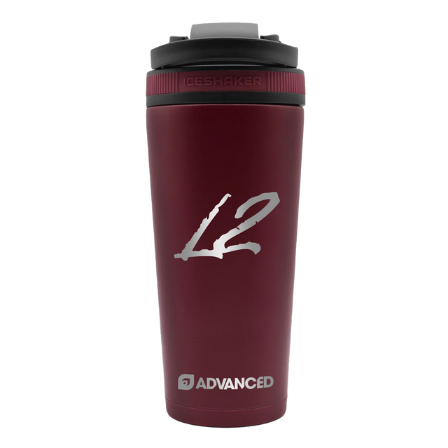 L21saac Custom 26oz Ice Shaker - Maroon